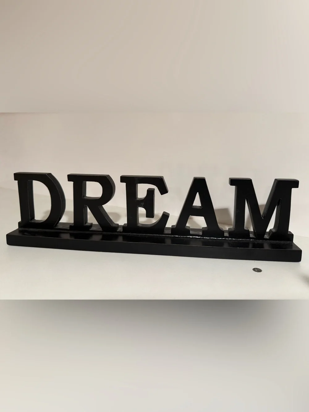 Black 'Relax / Simplify / Laugh / Dream' Decorative Word Signs - Home Wall Decor